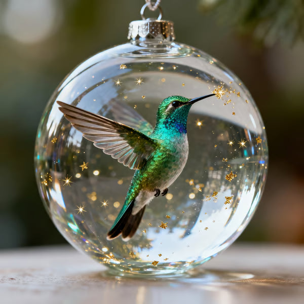 2026 🎄 Holiday Animal Crystal Glass Ornament 🎄