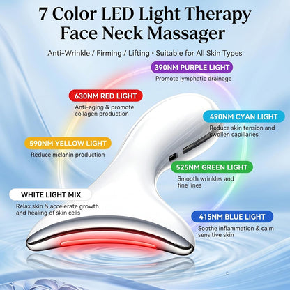 Hudros® Red Light Therapy Massager for Face & Neck