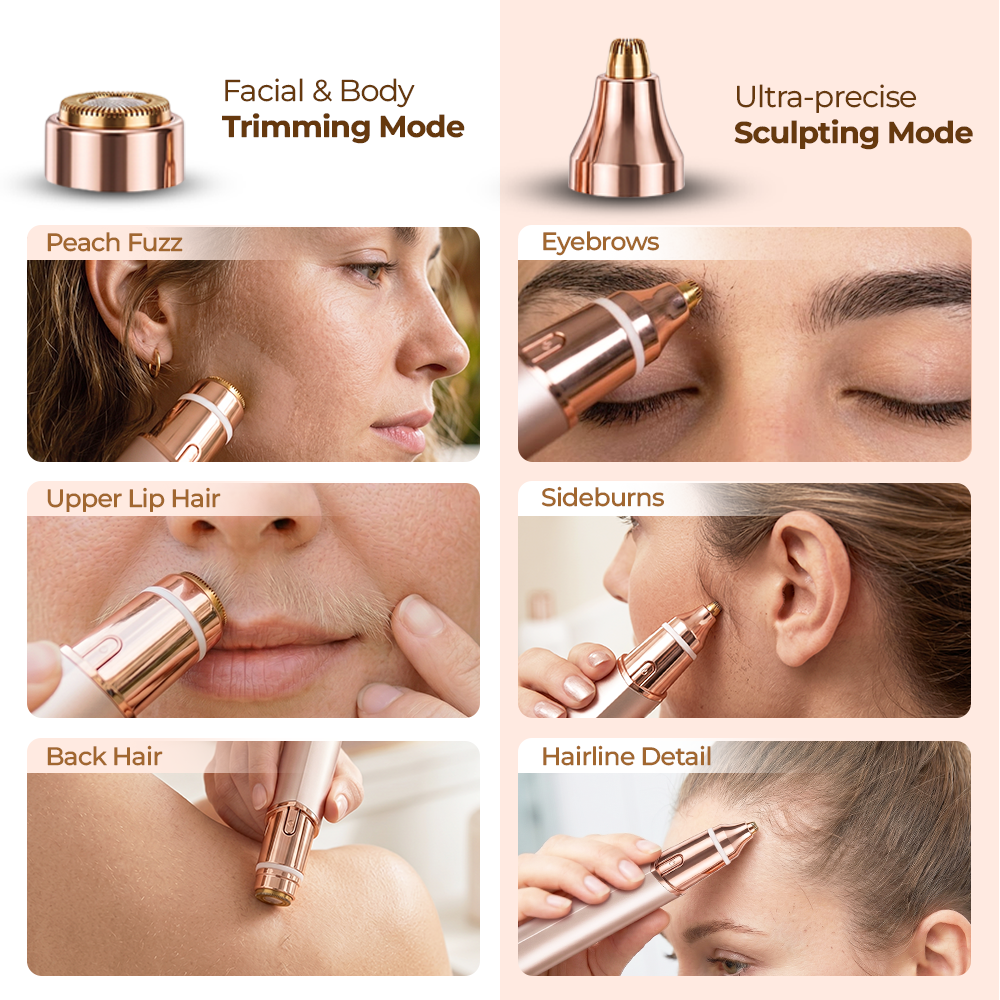 EdiJonah® 2-in-1 Electric Facial & Eyebrow Trimmer